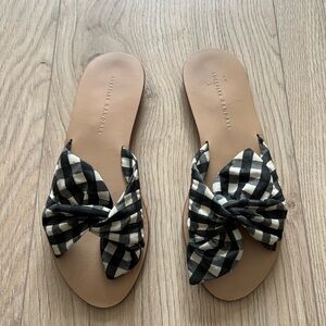 Loeffler Randall Gingham Sandals